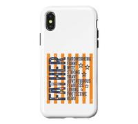 Attributs du père - Héros Aimant et travailleur Coque pour iPhone X/XS
