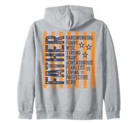Attributs du père - Héros Aimant et travailleur Sweat à Capuche