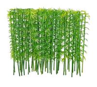 Attuslla Bambou Arbres Modèle, Arbres en Bambou en Plastique pour Modèle de Construction, Accueil Paysage Miniature, Projet de Diorama du Relief, 50 PCS, 15cm