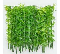 Attuslla Bambou Arbres Modèle, Arbres en Bambou en Plastique pour Modèle de Construction, Accueil Paysage Miniature, Projet de Diorama du Relief, 50 PCS, 12cm