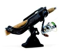 Attwood 5009-4 Porte-cannes orientable, couleur noir, support Combo