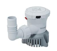 attwood 5612-7 Pompe de cale Tsunami MK2 1200 GPH 12 Volts Non-Automatique Sortie filetée et raccords tuyaux Souples 1" (25mm) & 1-1/8" (28mm)