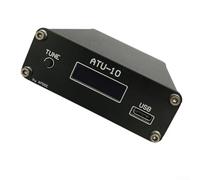 ATU10 QRP Tuner d'antenne automatique par N7DDC avec précision de mesure de puissance améliorée Interface BNC RF 1,8 - 30 MHz Gamme de fréquences 3 modes d'alimentation Métal Noir compact pour