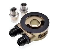 ATUMY Adaptateur De Radiateur D'huile pour Voiture, Filtre À Huile Universel en Aluminium, Kit De Plaque De Refroidissement D'huile Moteur AN10 AN8 Refroidisseur d'huile Moteur(AN8)