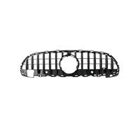 ATUMY couvercles de calandre Calandre Calandre de Capot de Voiture GT pour Mercedes Benz Classe C W206, Compatible avec Les modèles C180, C200, C300, C350 AMG, Style BRS, 2022+(14 Slat Black)