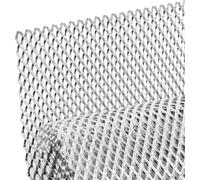 ATUMY couvercles de calandre Calandre General Motors Grille de calandre Universelle en Forme de Diamant, adaptée aux modèles S'applique à S'applique à Benz(Silvery3x6mm)