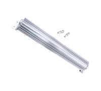 ATUMY Refroidisseur De Transmission, Réservoir D'huile, Refroidisseur À Double Passage, Dissipateur Thermique en Aluminium Argenté 18 Pouces, Compatible Refroidisseur d'huile Moteur
