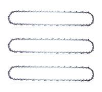 Atunee Chaîne de Tronçonneuse en 3 pièces, pas 3/8" LP, jauge 0,50" (13 mm), pour guide-chaîne de 18" (45 cm), 62 maillons d'entraînement pour Husqvarna 36, 41 120 136 137