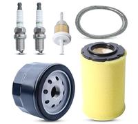 Atunee MIU14395 Filtre à air pour John Deere D100 D105 D125 D130 D140 D110 E140 E130 E100 E120 LA145 LA135 Z255 Z235 X330 tondeuse avec bougie d'allumage