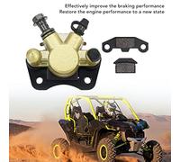 ATV Brake Caliper & Pad Assembly | Sturdy Metal Replacement for Chinese ATV 4 Wheel Quad Go Kart | Compatible with 50cc to 125cc Versions