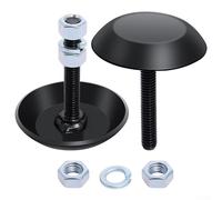 ATV Heavy Duty 15 x 6 x 6 cm Pièces de rechange en acier trempé avec revêtement noir brillant pour chaussures