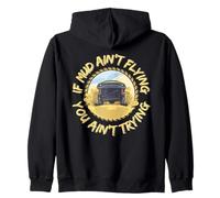 ATV Quad Four Wheeler Mud Ain't Flying Mudding 4x4 Off Road Sweat à Capuche