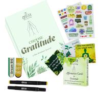 Atvi.fit Gratitude Journal and Affirmation Cards Combo | Abundance Journal & 31-Day Daily Gratitude Deck | Mindfulness, Self-Care & Mental Wellness