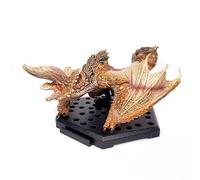 ATVIOA Monster Hunter Diablos Dragon Figurine de bureau 8 cm