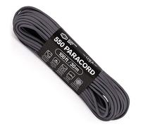 Atwood Rope MFG Paracorde 550 Corde de parachute à 7 brins Graphite 30,5 m
