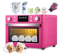 Atwynd Four de Sublimation pour Gobelets avec Affichage, Four à Sublimation, Four à Convection pour Le Transfert en Vrac de Gobelets, Tasses, Bouteilles d'eau et Autres Objets Vierges 30L