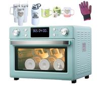 Atwynd Four de Sublimation pour Gobelets avec Affichage, Four à Sublimation, Four à Convection pour Le Transfert en Vrac de Gobelets, Tasses, Bouteilles d'eau et Autres Objets Vierges 16L