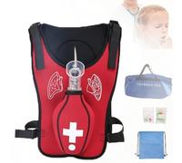 Atwynd Gilet D'entraînement Anti-étouffement Obstruction pour Adultes, ModèLe de Formation aux Manœuvres de Sauvetage Heimlik, Dispositif de Prévention des étouffements pour Enfants Red-Children