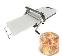 Atwynd Laminoir électrique en Acier Inoxydable | Machine à Pâte à Pizza à épaisseur Réglable | Machine Compacte | Machine à Pâte Pliante Professionnelle pour Boulangeries et Restaurants 300