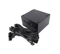 ATX 600W PC Alimentation PC, Alimentation ATX avec des Connecteurs de 4 + 4 Broches, Ajuste Automatiquement Le Ventilateur, Le PSU de Jeu en Rail 12V Unique pour Gagner 10 pour