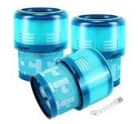 ATXKXE Filtre de rechange Gen5, compatible avec Dyson Gen5detect Absolute, Gen5outsize Absolute, Gen5detect Fluffy Cordless Vacuum Cleaner, lot de 3 filtres et 1 brosse de nettoyage