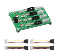 ATXs 6 8 broches vers 8 voies 5 V 12 V Panneau de régulation de tension pour connexion d'ordinateur et adaptateur