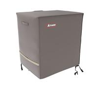 ATYARD Housse d'extérieur de 76,2 cm pour table portable Keter Unity (petite) - Résistante aux UV, respirante, toutes saisons (76,2 x 61 x 81,3 cm (L x l x H), marron
