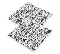 Atyhao 2 Pcs gaufrage Dossier, Bricolage en Plastique en Relief Plaque modèle concave-Convexe gaufrage pochoirs pour Artisanat Photo Album décoration(EM196)