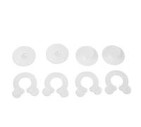 Atyhao 4 pièces lit Couette Housse de Couette Clips couettes en Plastique Fixation Pince Attaches pour literie de Chambre à coucherTendeurs de Maintien