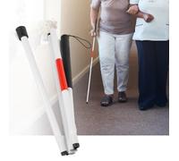 Atyhao béquille aveugle Bâton de marche aveugle pliable portable en alliage d'aluminium canne de guidage pour personnes âgées