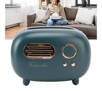 Atyhao Boîte de Couverture de Mouchoirs en Forme de Radio Rétro, Pratique et Mignonne pour la Cuisine, Les Comptoirs de vanité de Salle de Bain, Les Commodes de Chambre à Coucher, Les (Vert)