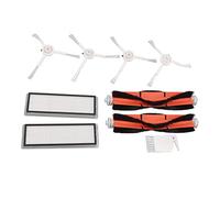 Atyhao Kit de Brosse pour Balai à Balai, Filtre à Brosse Kit de Peigne Plat Blanc pour Mijia 1C F9 1T Mi Robot Remplacement de Vadrouille