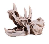 Atyhao Modèle, de crâne de Triceratops, de Dinosaure en résine simulé, Squelette Affichage de Bureau à Domicile, Artisanat décoratif