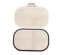 Atyhao Organisateur de Pilules, Pilulier Hebdomadaire, Boîte à Pilules, 7 Compartiments, Boîte de Médicaments Quotidienne Portable pour Supplément D'huiles de Poisson (L)