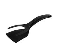 Atyhao Spatule double pour œufs au plat, pince anti-adhésive 2 en 1 en silicone pour retourner les œufs, crêpes, pain, barbecue, pelle pour la prise en main et le retournement des aliments (#2)