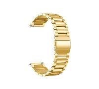 ATYJMOK Bracelet en métal adapté for Xiaomi Mi Watch S1 Version mondiale S1, bracelet actif en acier inoxydable adapté for MiWatch Color 2 Easyfit(Gold,For MiWatch Color)
