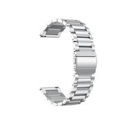 ATYJMOK Bracelet en métal adapté for Xiaomi Mi Watch S1 Version mondiale S1, bracelet actif en acier inoxydable adapté for MiWatch Color 2 Easyfit(Silver,22mm Universal)