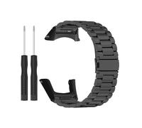ATYJMOK Convient for le remplacement du bracelet de montre en acier inoxydable à trois perles for Suunto Ambit3/3Run/3Sport(Black)