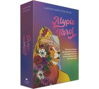 Atypic tarot - Pour les cerveaux qui tournent trop vite, ressentent trop fort et ne rentrent jamais dans les cases - Ludivine Casilli - Courrier Du Livre - Boîte ou accessoire - Jeux livres objets