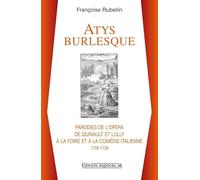 Atys burlesque, parodies de l'opéra de Quinault et Lully à la Foire et à la Comédie-Italienne : 1726-1738