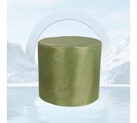 ATYUJKB 420D Housse de Meuble de Jardin Impermeable 120x70cm, Housse de Table de Jardin Ronde, Housse de Protection Mobilier Exterieur, Protection pour Tous Les Temps pour Salon Meubles