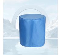 ATYUJKB 420D Housse de Meuble de Jardin Impermeable 125x70cm, Housse de Table de Jardin Ronde, Housse de Protection Mobilier Exterieur, Protection pour Tous Les Temps pour Salon Meubles