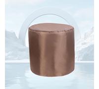 ATYUJKB 420D Housse de Meuble de Jardin Impermeable 140x100cm, Housse de Table de Jardin Ronde, Housse de Protection Mobilier Exterieur, Protection pour Tous Les Temps pour Salon Meubles