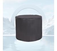 ATYUJKB 420D Housse de Meuble de Jardin Impermeable 160x90cm, Housse de Table de Jardin Ronde, Housse de Protection Mobilier Exterieur, Protection pour Tous Les Temps pour Salon Meubles