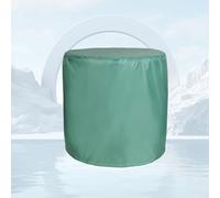ATYUJKB 420D Housse de Meuble de Jardin Impermeable 200x100cm, Housse de Table de Jardin Ronde, Housse de Protection Mobilier Exterieur, Protection pour Tous Les Temps pour Salon Meubles