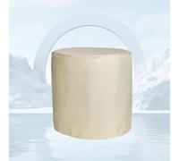 ATYUJKB 420D Housse de Meuble de Jardin Impermeable 70x70cm, Housse de Table de Jardin Ronde, Housse de Protection Mobilier Exterieur, Protection pour Tous Les Temps pour Salon Meubles