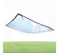 ATYUJKB Bache de Protection Piscine 4x10m, Bâche Transparente Étanche, Rideau Exterieur Terrasse Bache avec Oeillet, Bâches de Jardin Protection Bois, Bache pour Serre Multifonction