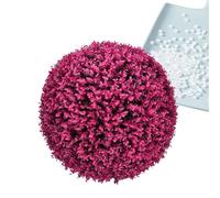 ATYUJKB Boule de Décoration en Buis Artificiel 55cm, Herbe Balle Artificielle, Plantes Artificielles Interieur, Boule Artificielle Buis Plante Herbes Jardin Maison Decor, Boule d'herbe Simulée
