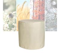 ATYUJKB Housse Salon de Jardin Exterieur Impermeable 50x50cm, 420D Housse de Table Ronde, Housse de Protection Table, Robuste Oxford Tissu pour Ronde Table Chaise Meubles