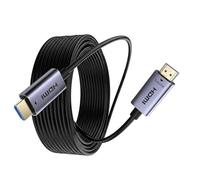 ATZEBE 30m Câble HDMI fibre optique 4K@60Hz - Câble HDMI 2.0 optique 18 Gbps, HDR10, 4:4:4, HDCP 2.2, fin et flexible - Pour gaming, home cinéma, TV/projecteur